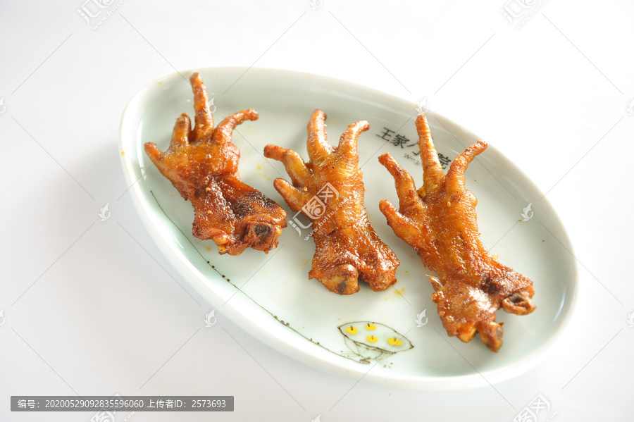 烤鸡爪子