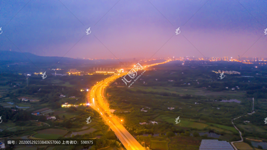 漳河大道夜景