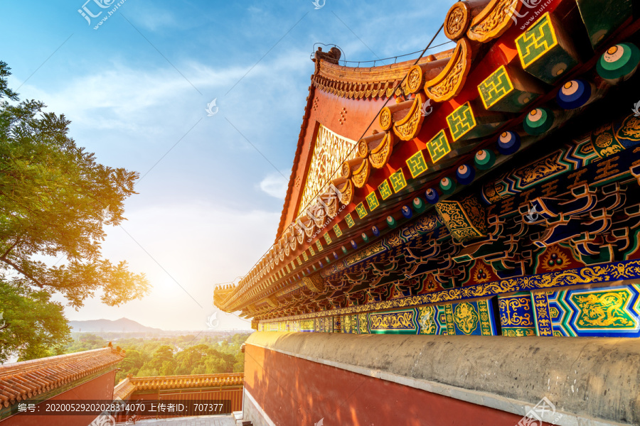 北京颐和园古建筑