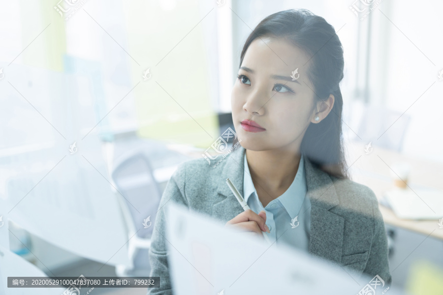 年轻商务女士