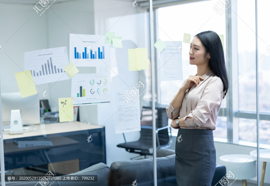 年轻商务女士