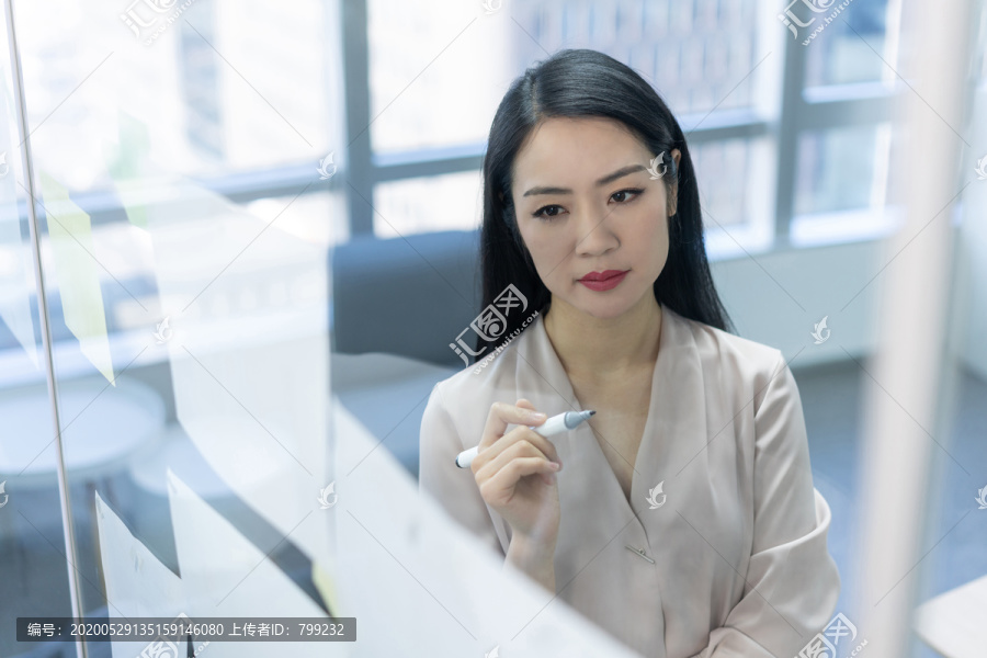 年轻商务女士