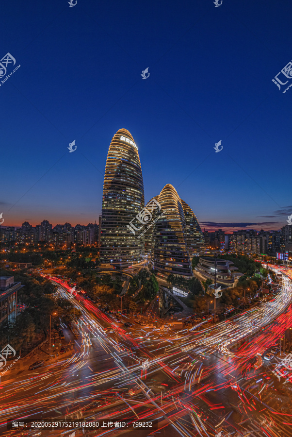 北京城市夜景