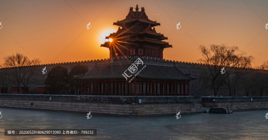 北京角楼风光