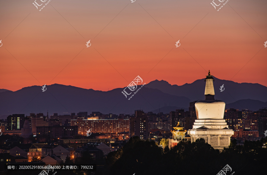 北京城市夜景
