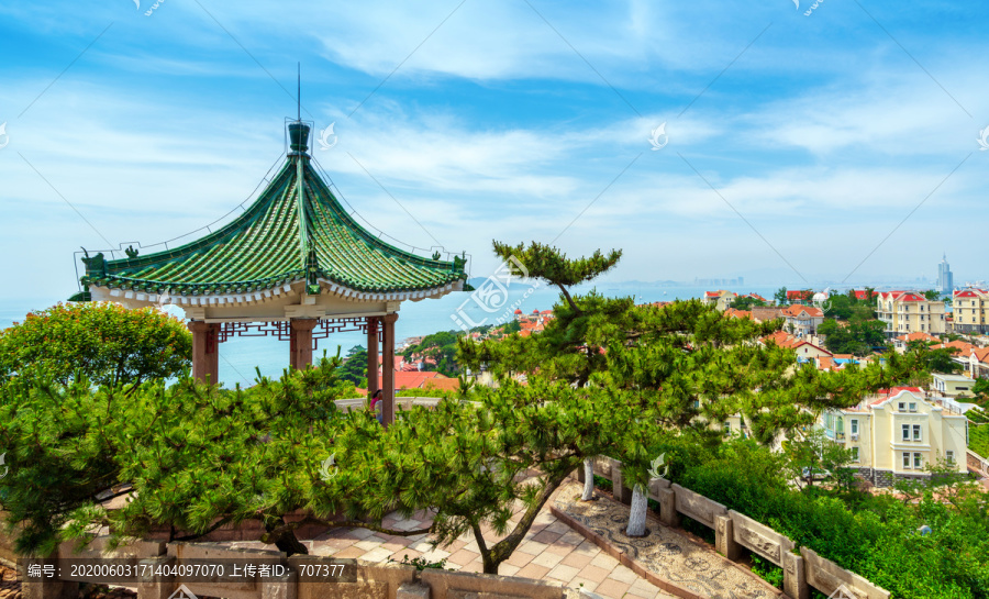 山东青岛城市天际线