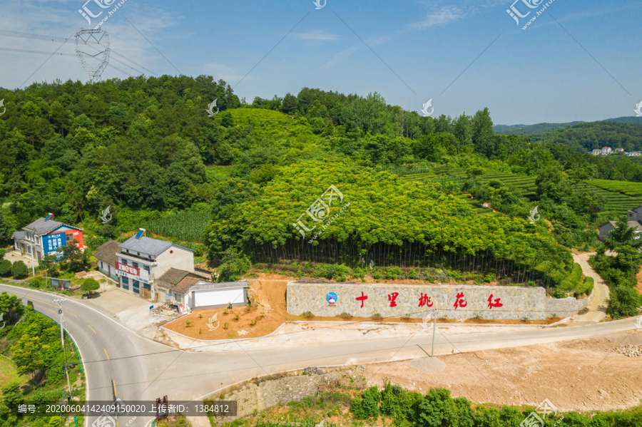 十里桃花红景点