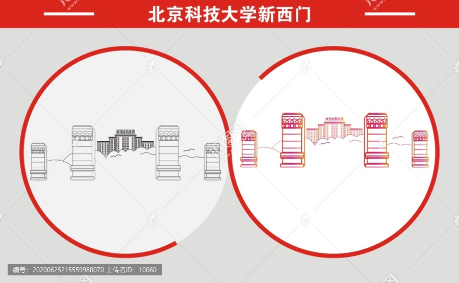 北京科技大学新西门