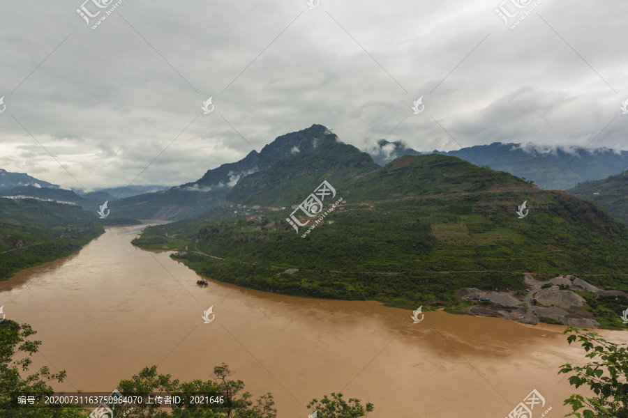 宜宾金沙江向家坝库区风光