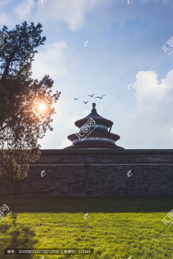 北京古建筑天坛景区