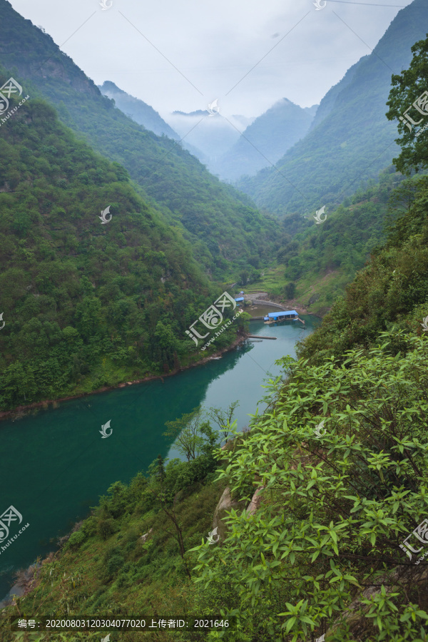 宜宾金沙江向家坝库区山水风光