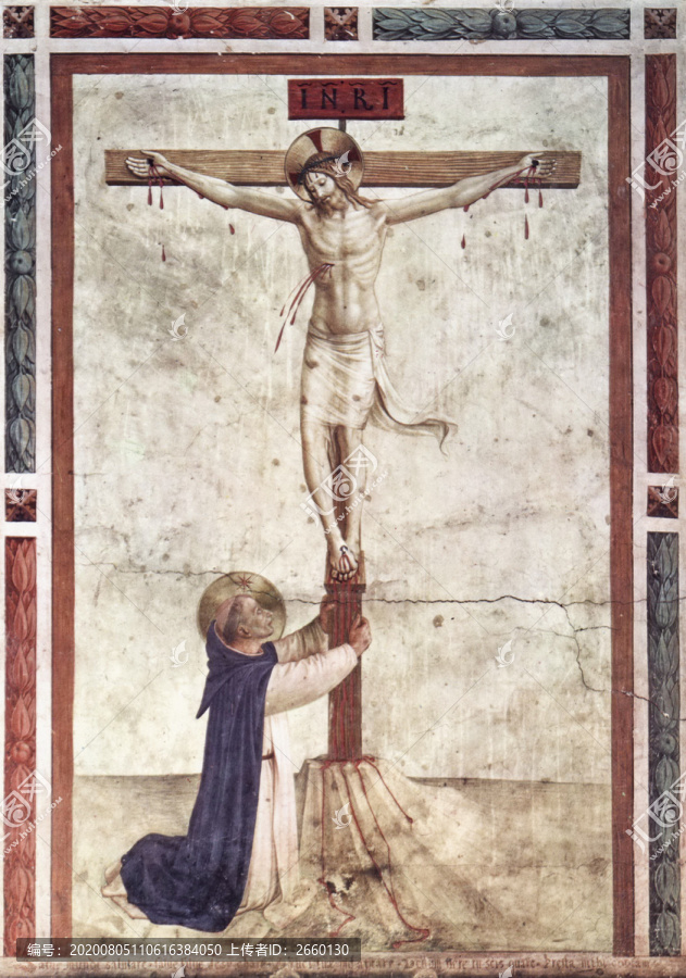 安吉利科圣多米尼克崇拜钉十字架