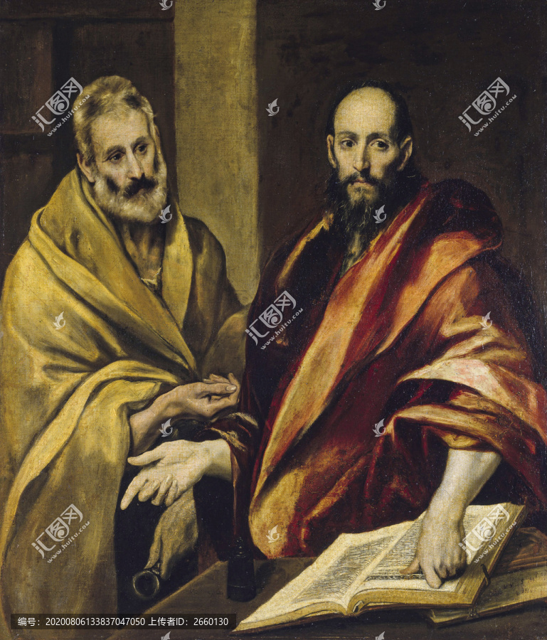 埃尔·格列柯使徒圣彼得和圣保罗