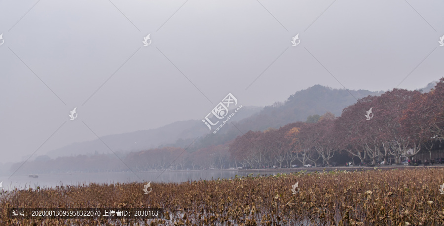 西湖秋景