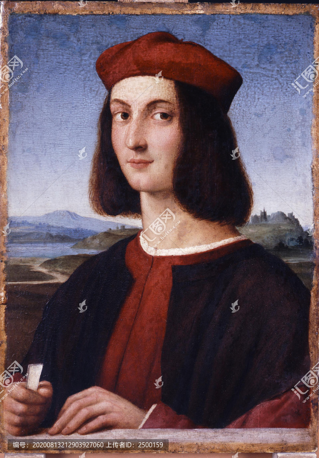 拉斐尔·圣齐奥拉斐尔肖像油画