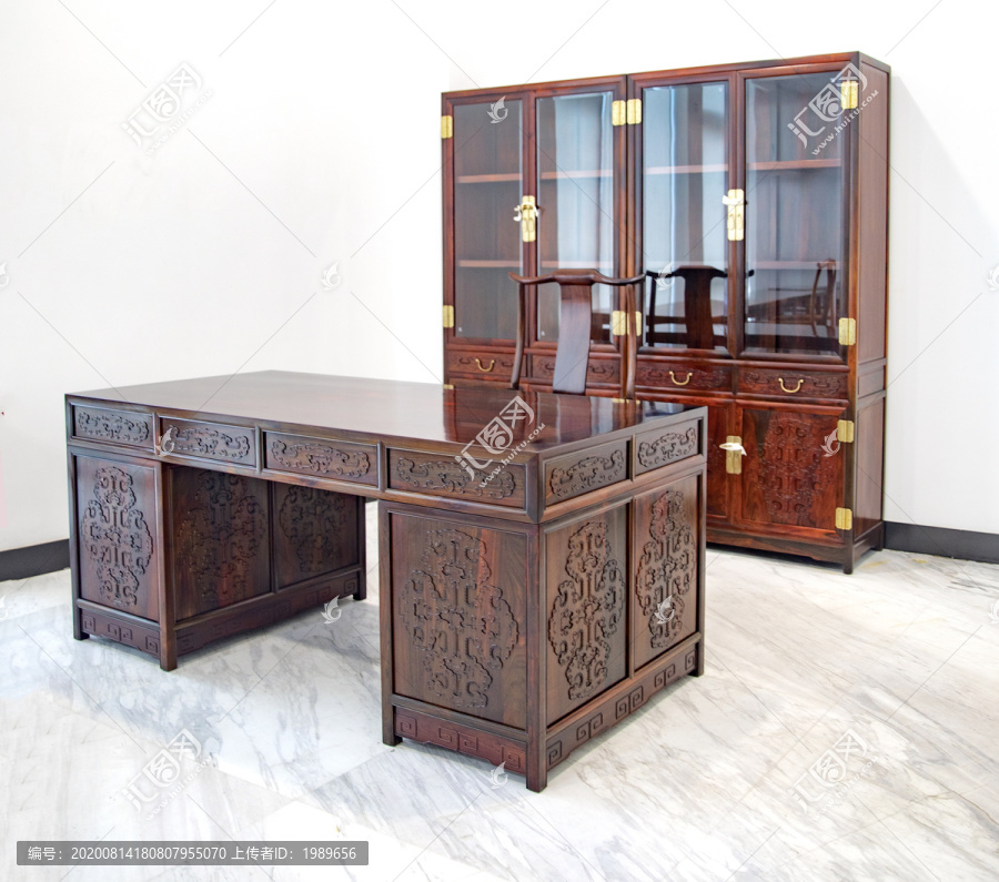 中式办公室红木家具