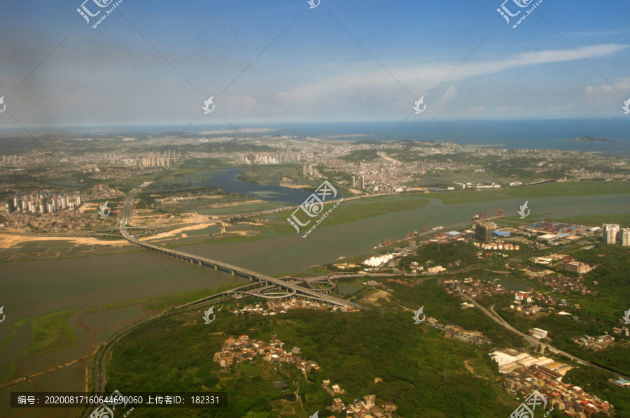 泉州湾河流大地