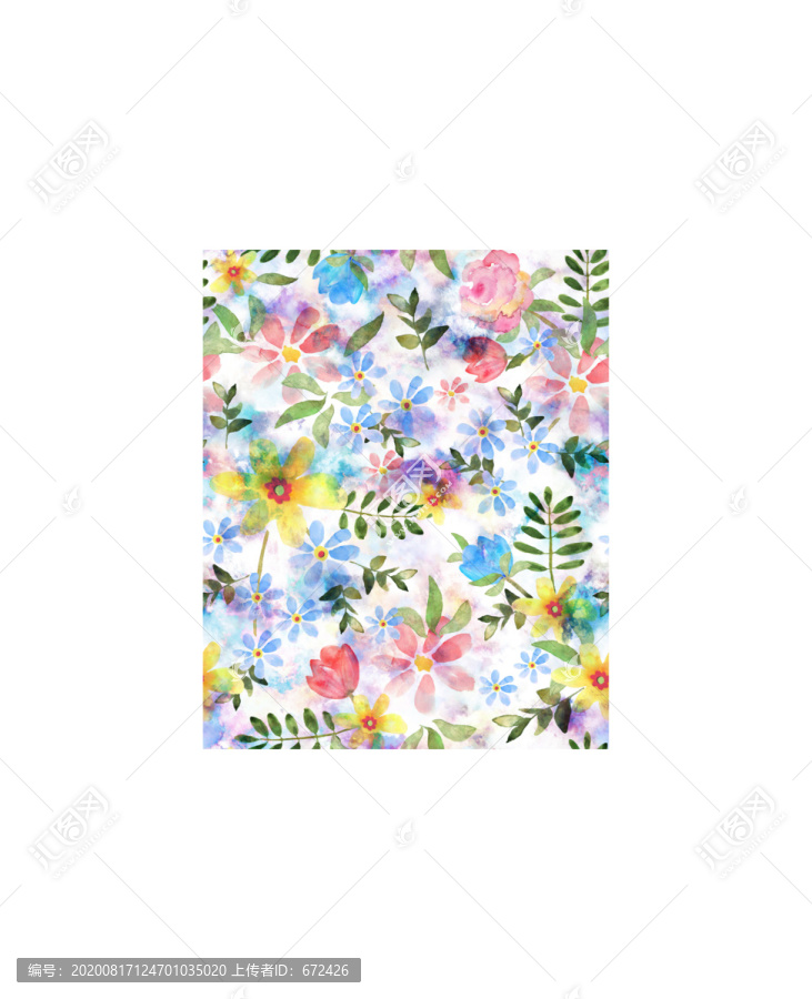 水彩花卉壁纸