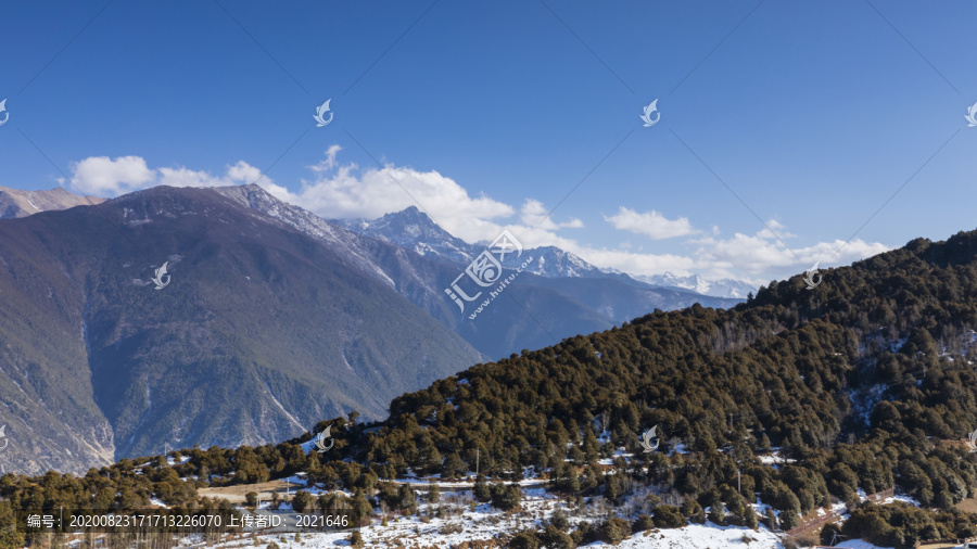 云南德钦梅里雪山自然风光