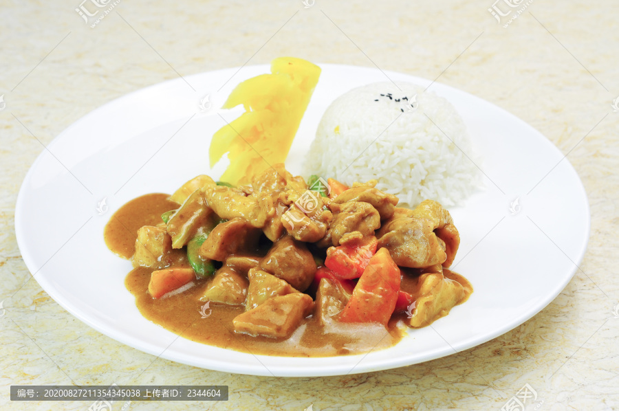 泰式咖喱鸡烩饭