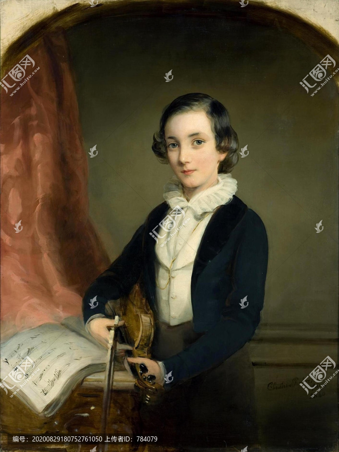 克里斯蒂安那·罗伯特森亲王的肖像