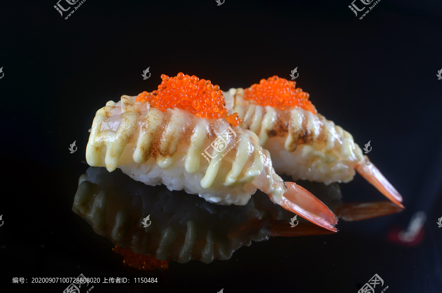 火炙玻璃虾寿司2