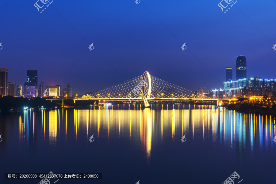 柳州白沙大桥夜景