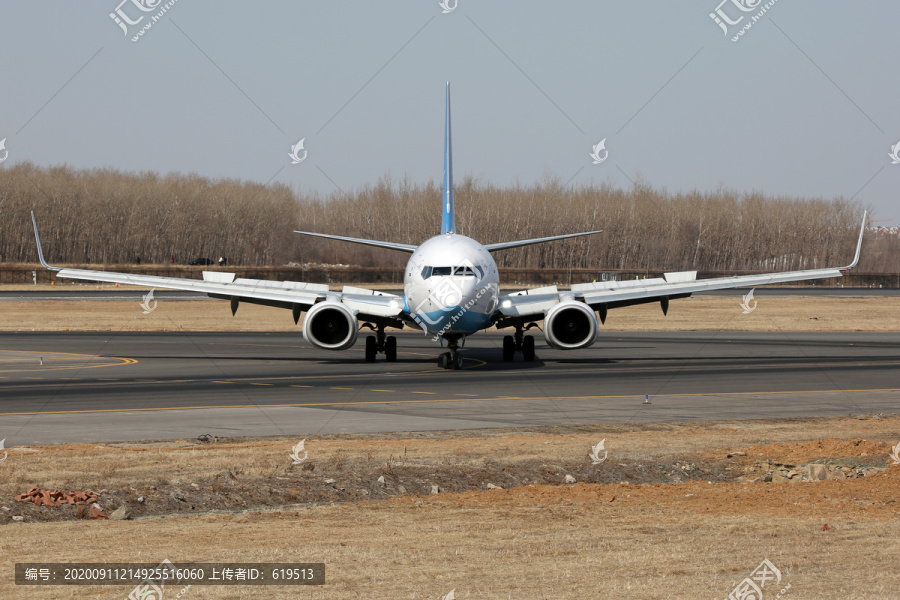 波音737飞机滑行