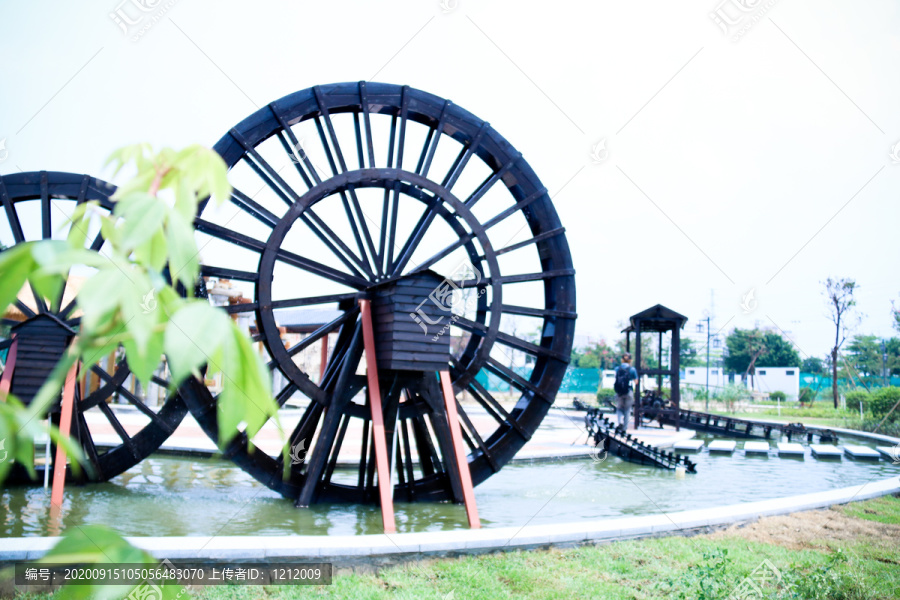 紫南水乡风情紫南村风景