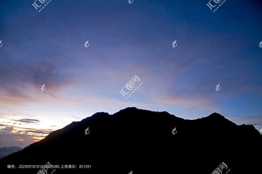 台湾能高山风景