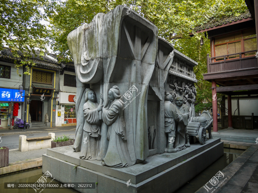 杭州中山南路雕塑