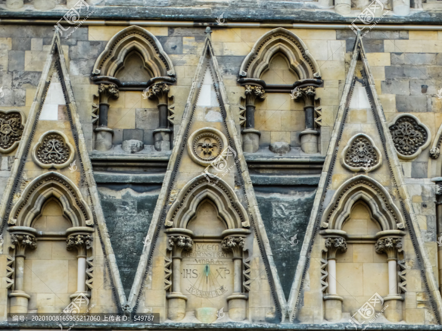英国约克大教堂外壁