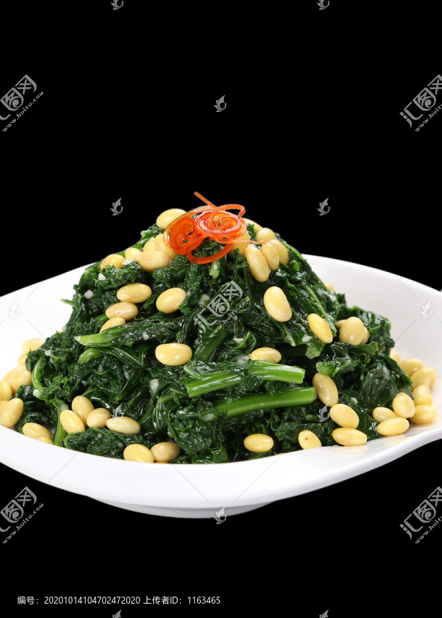 橄榄拌黄豆