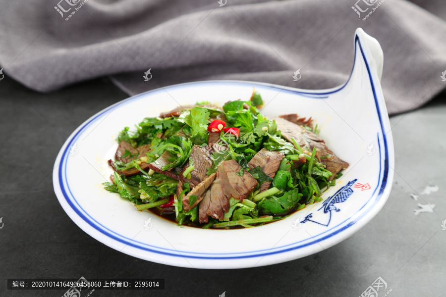 香菜拌牛肉