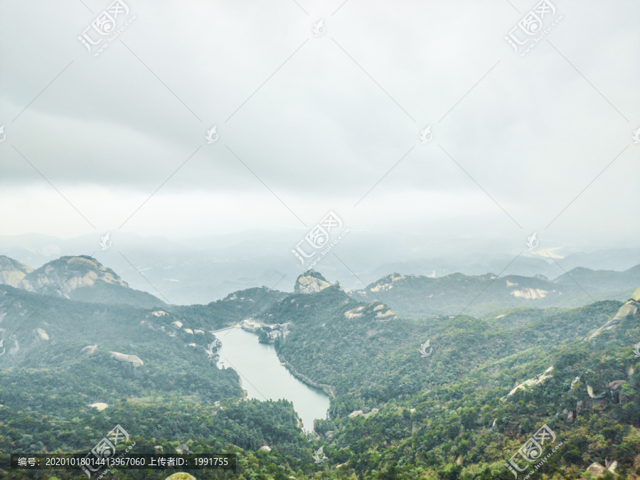 写意远山装饰画背景