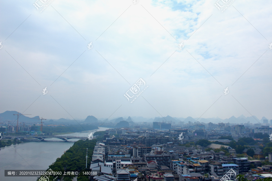 桂林市中心全景
