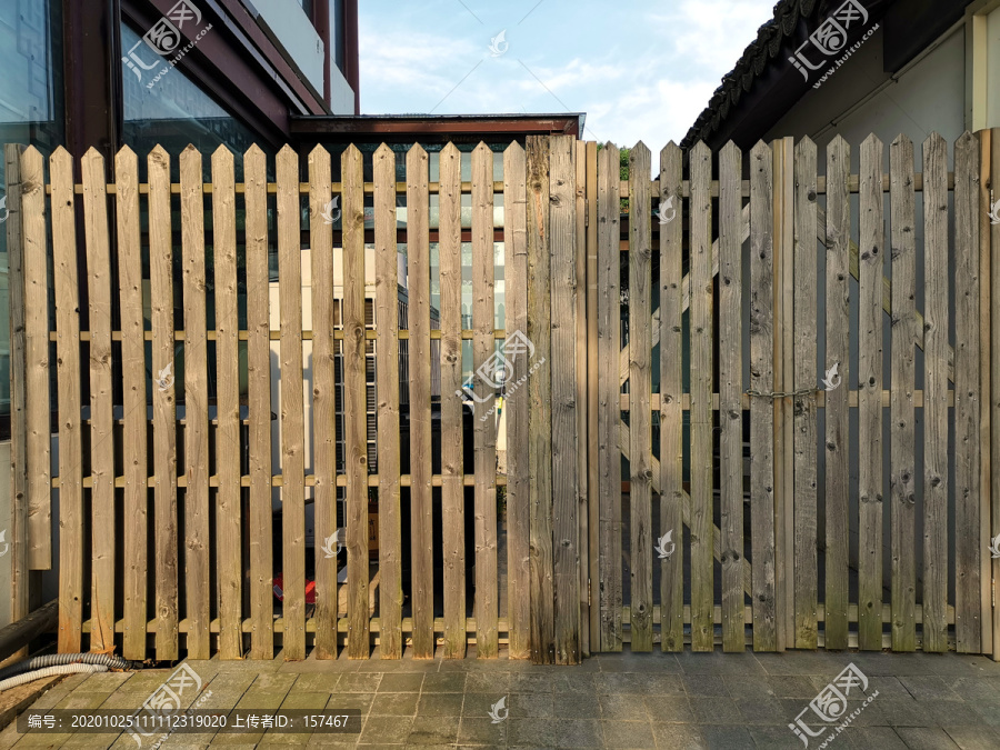 木栅栏隔断护栏