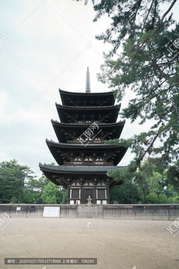 日本奈良兴福寺五重塔