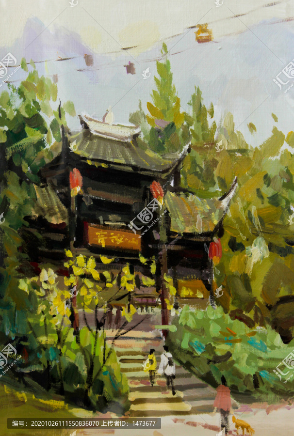 风景油画