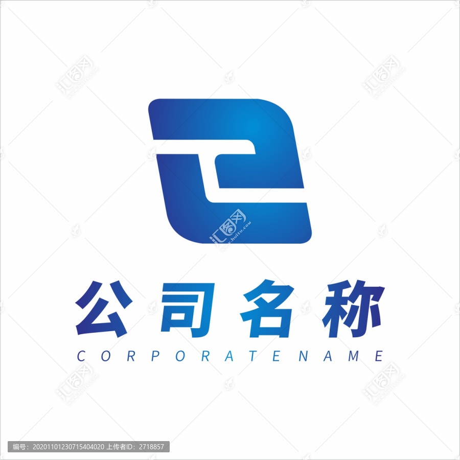 字母ETlogo设计