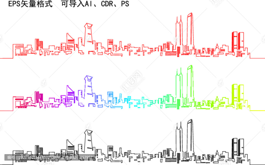 城市线图