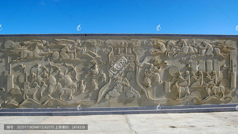 蒙古族历史雕塑