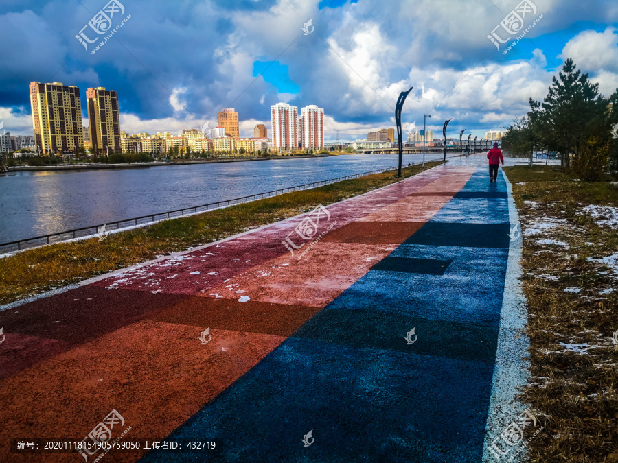 河堤公园步行道