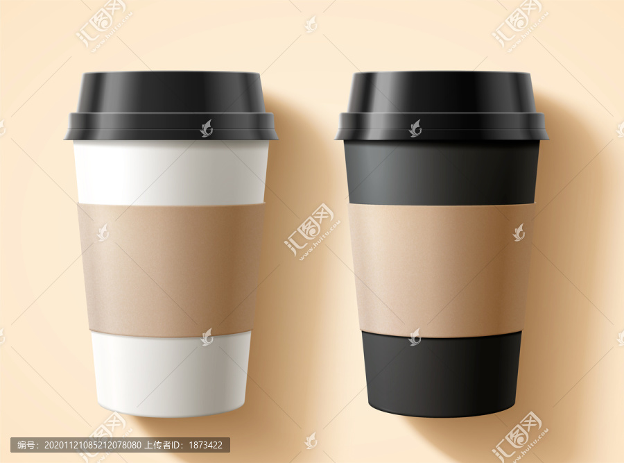 咖啡杯创意设计元素