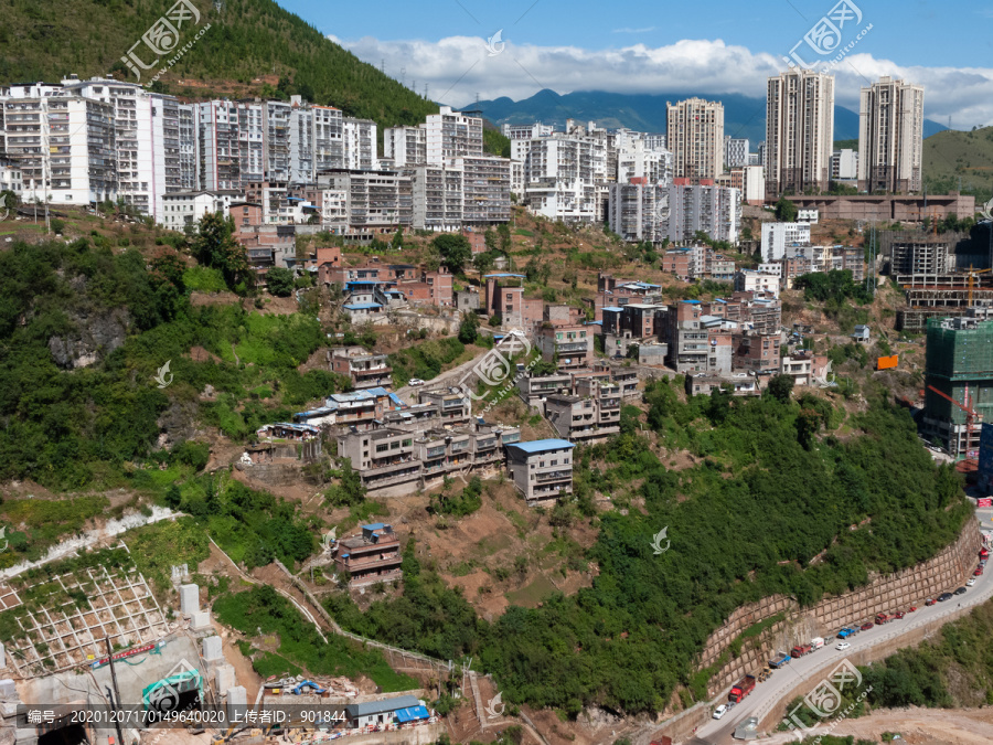 中国西南地区重庆巫山城市建设