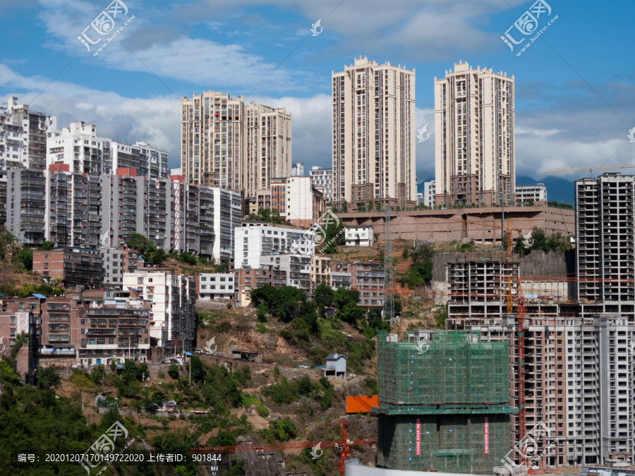 中国西南地区重庆巫山城市建设