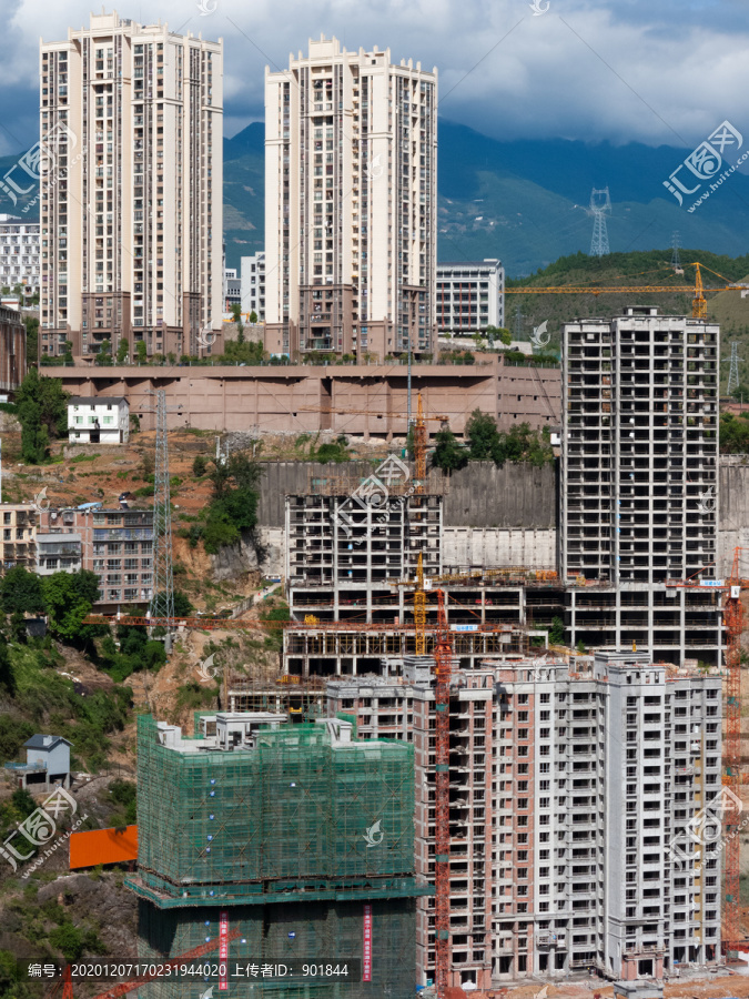 中国西南地区重庆巫山城市建设