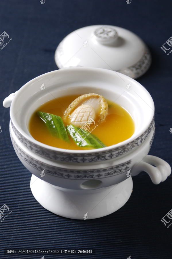 翅汤鲍鱼浓汤小鲍鱼