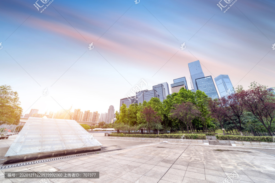 重庆现代城市摩天大楼