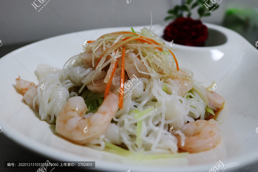 虾仁魔芋丝